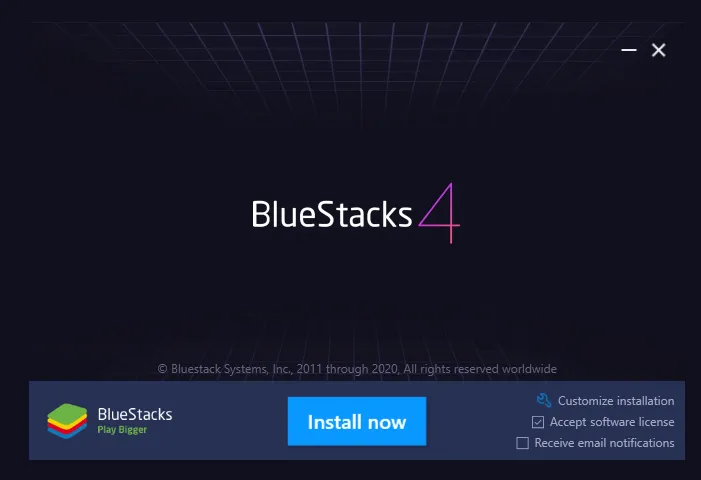 Pasang Dulu Bluestack