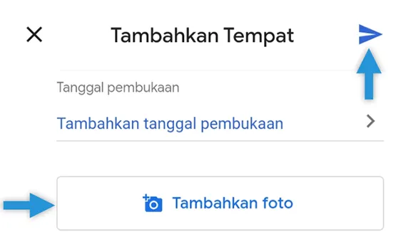 Mengirim Alamat di Maps