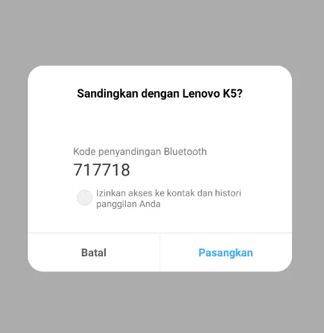 Melakukan Verifikasi Bluetooth