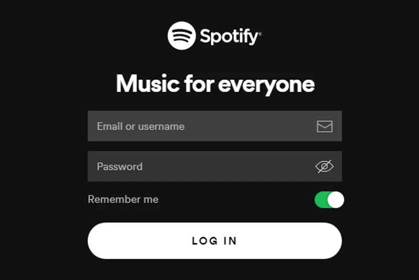 Login ke Spotify