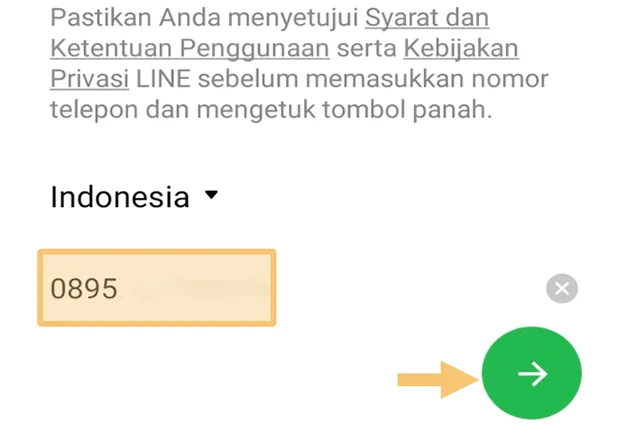 Masuk Ulang ke Line