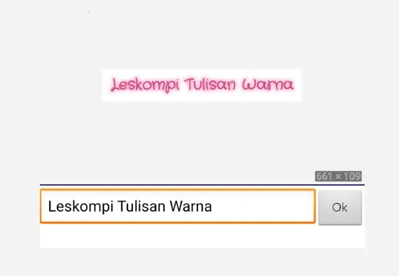 Beri Tulisan Awal WA