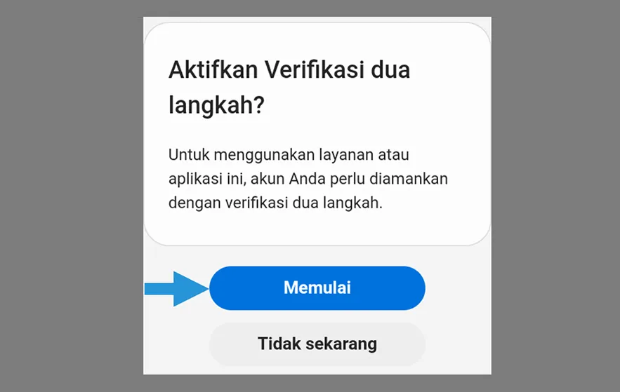 Atur Verifikasi Dua Langkah Samsung