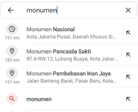 Cari Lokasi di Maps