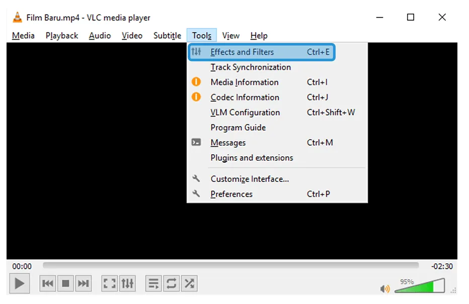 Setting Effect Filter VLC