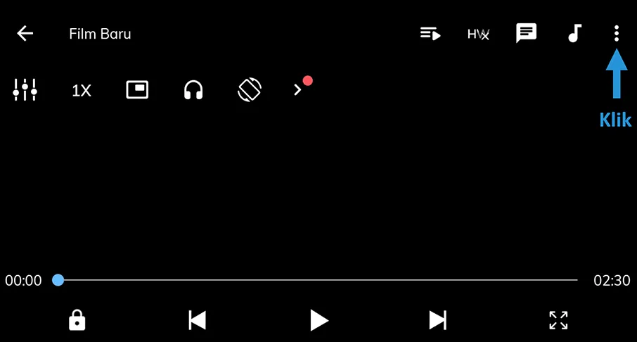 Pengaturan MXPlayer
