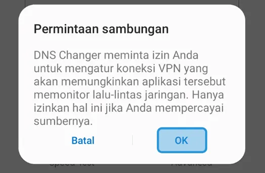 Notifikasi Permintaan Sambungan