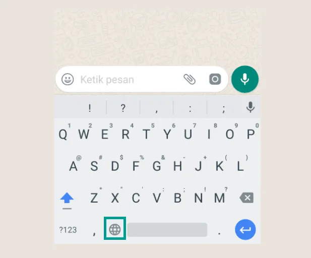 Setting Bahasa Pada Keyboard