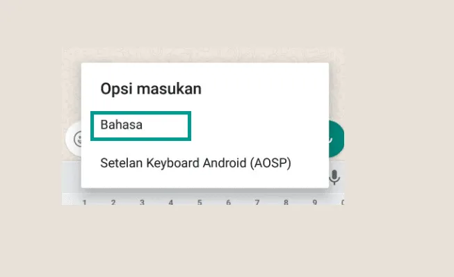 Atur Bahasa Keyboard