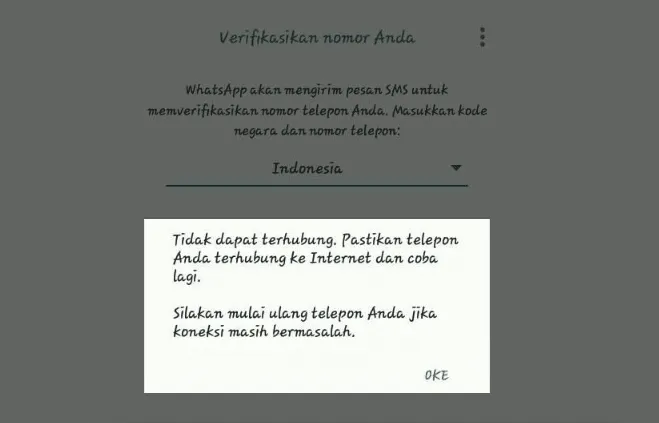 Cek Koneksi Internet yang Dipakai