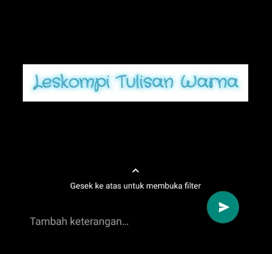 Preview Tulisan Unik WA