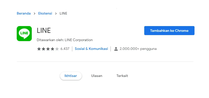 Pemasangan Ekstensi Line