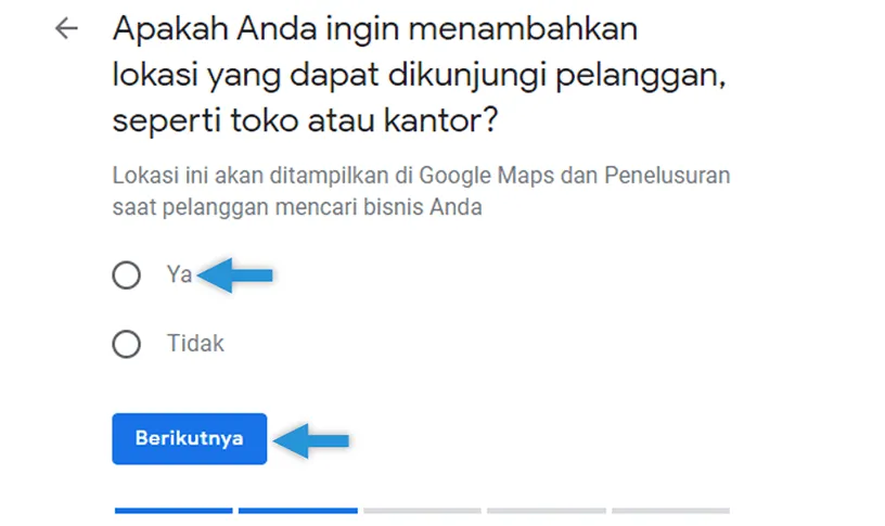 Lakukan Verifikasi Tempat