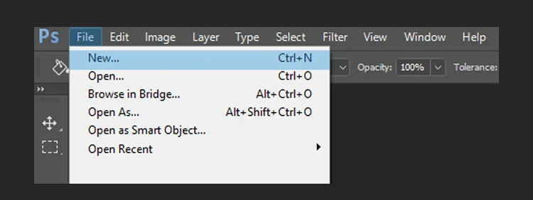 Buat Canvas Baru Photoshop