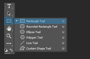 Rectangle Tool Photoshop