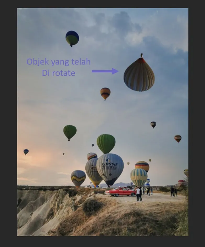 Objek Sudah Dirotate