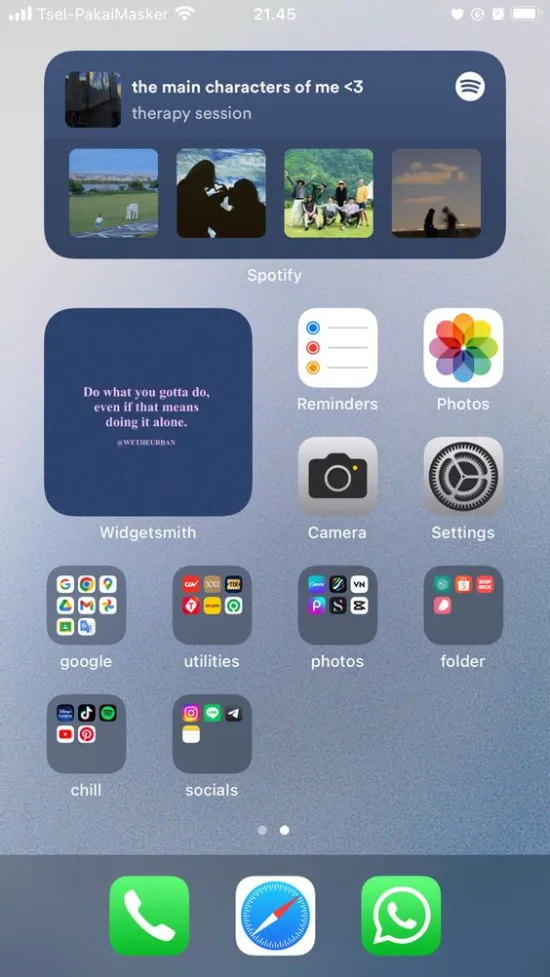 Susunan Dark Blue Gradation