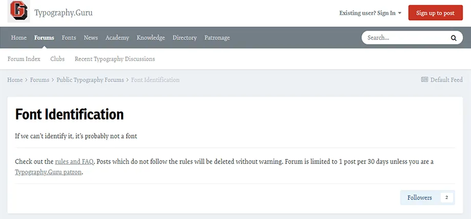 Forum untuk Cek Font