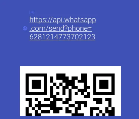 Contoh Hasil Scan Barcode WA