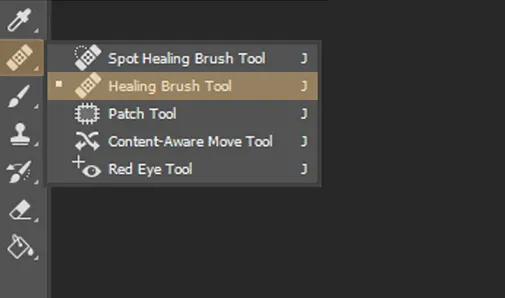 Healing Brush Tool Photoshop