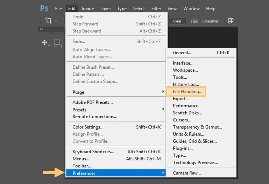 File Handling di Photoshop