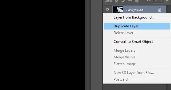 Opsi Menu Layer Background