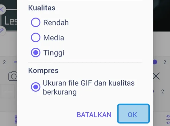 Simpan GIF di GIF Maker