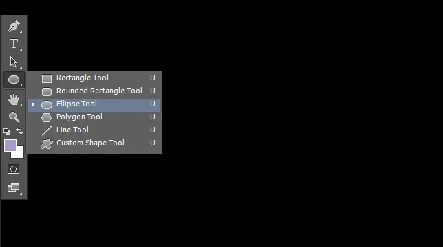 Menu Ellipse Tool