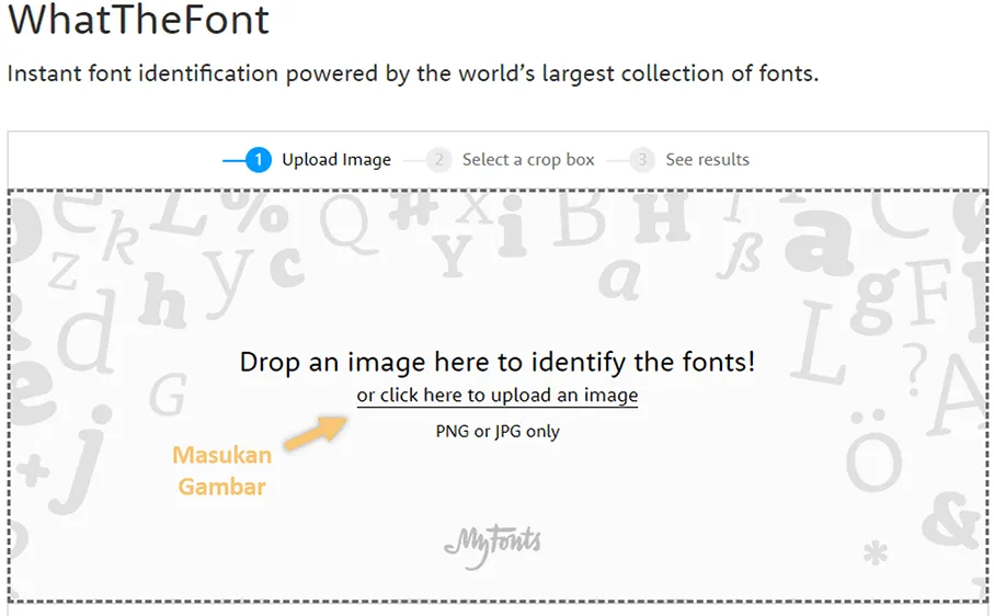 Situs What The Font untuk Cek Font