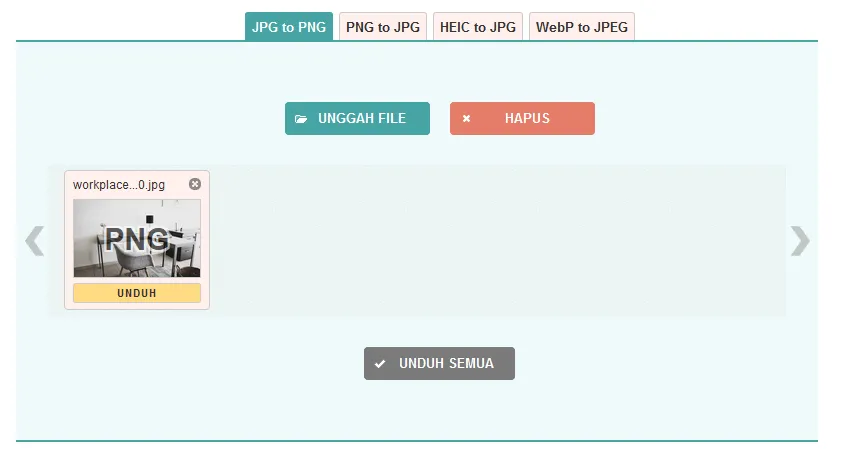 Ubah Foto ke PNG Online