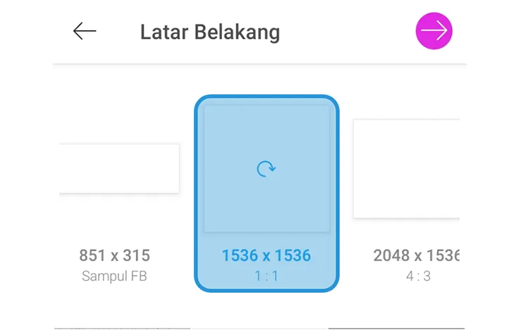 Membuat Ukuran Canvas di Picsart