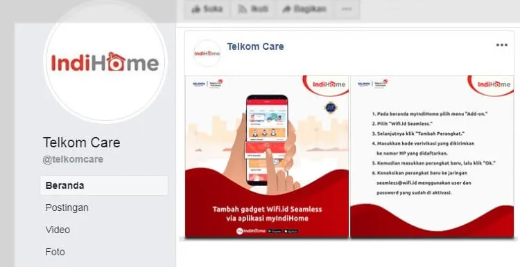 Stop IndiHome di FB