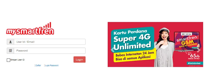 Mengecek Masa Aktif Smartfren Lewat Web