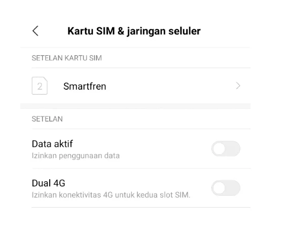 Mengecek Sinyal Smartfren