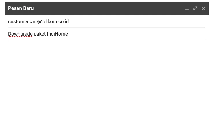 Email Telkom IndiHome