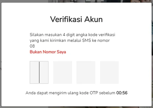 Kode Verif Web IndiHome