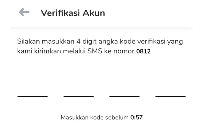 Isi Kode Verifikasi IndiHome
