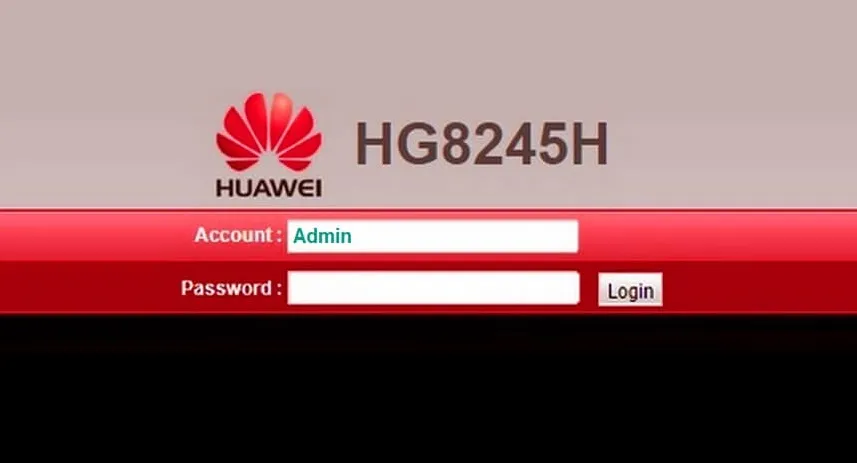 Menu Login IndiHome Huawei