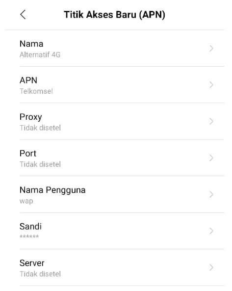 APN Alternatif Telkomsel