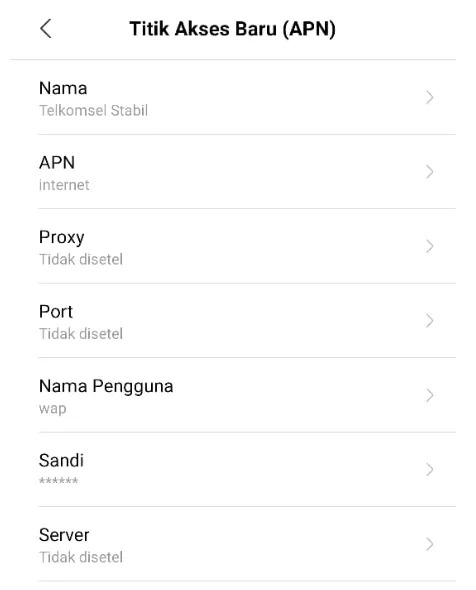 APN Telkomsel Stabil 4G