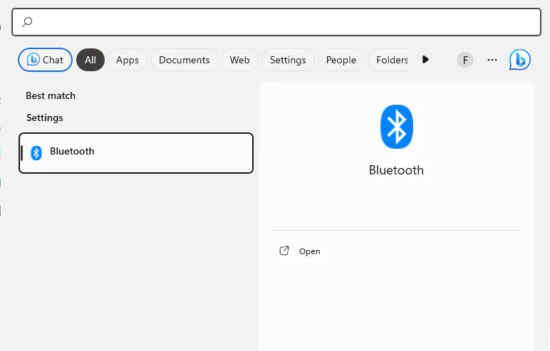 Membuka Bluetooth