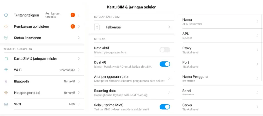 Cara Mengatur APN Telkomsel di HP