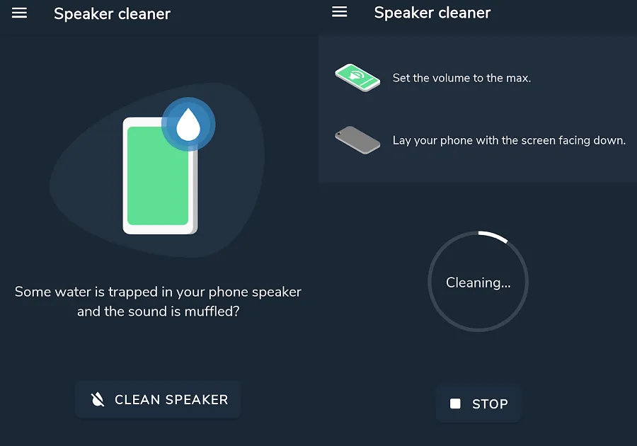 Aplikasi Speaker Cleaner