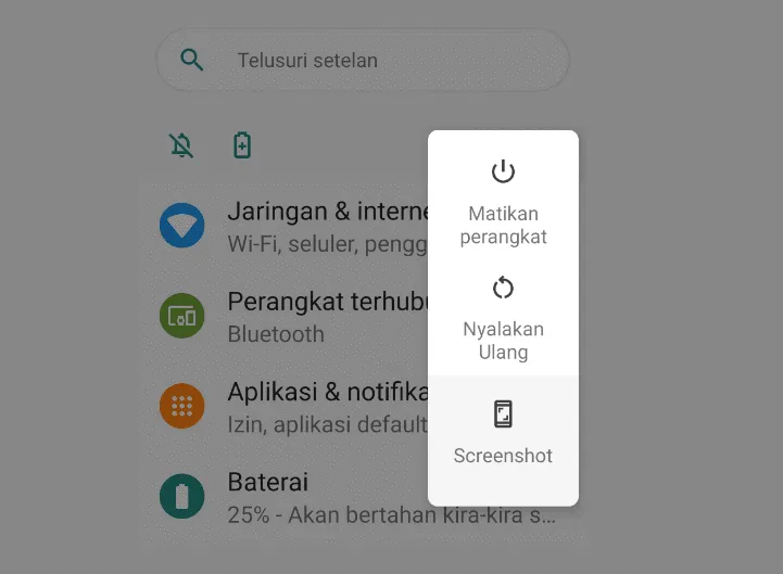 Merestart HP yang Digunakan