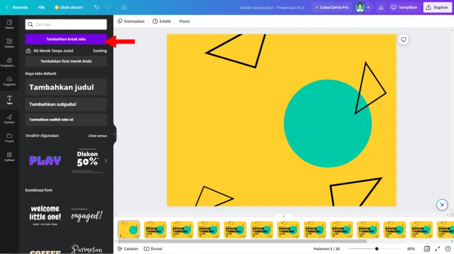 Trik Desain Canva! Cara Membuat Gambar dari Teks di Canva! Cara Membuat Gambar dari Teks di Canva