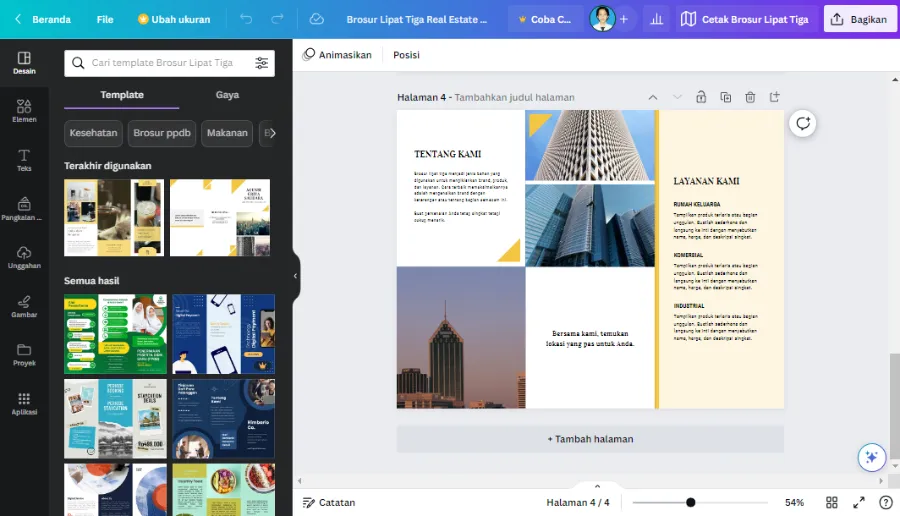 Mengecek Project Canva Lama