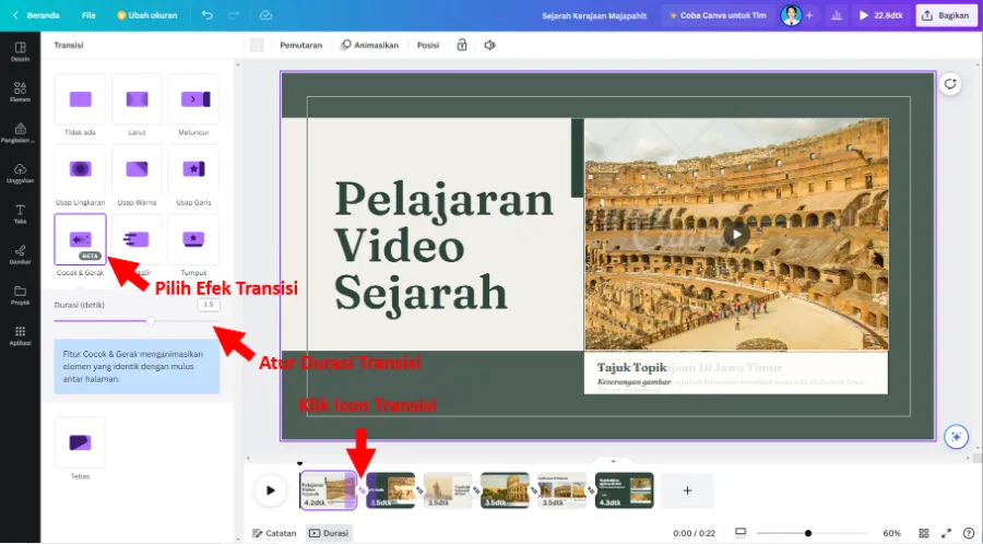 Tambah Efek Transisi