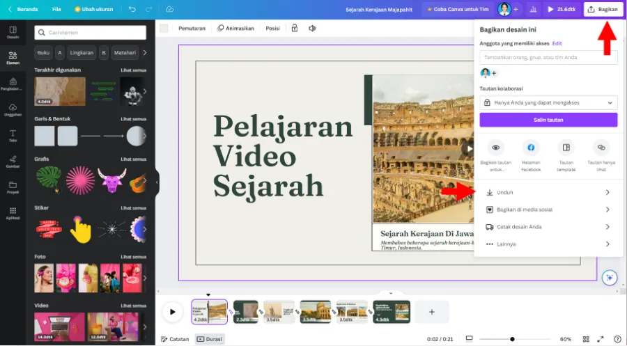 Simpan File Canva