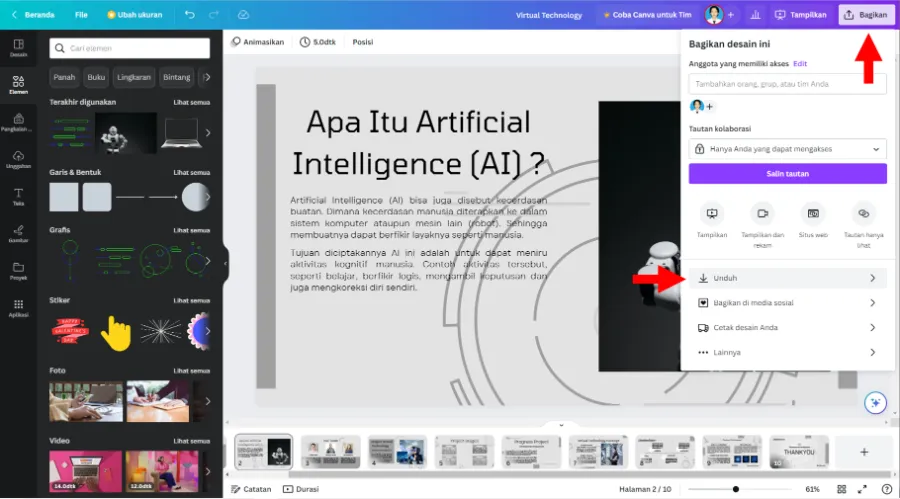 Simpan File Di Canva
