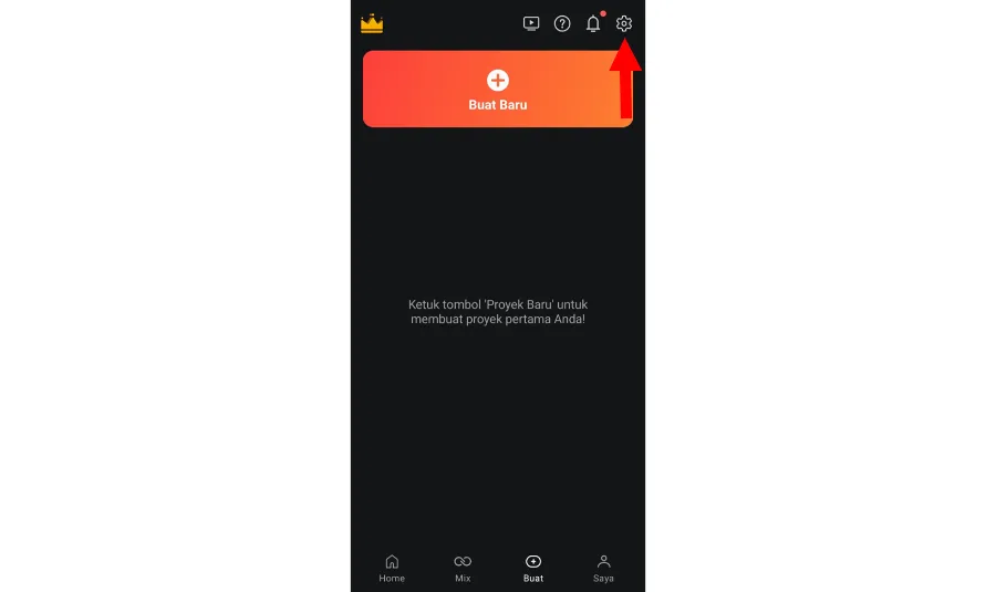 Buat Baru Video Kinemaster